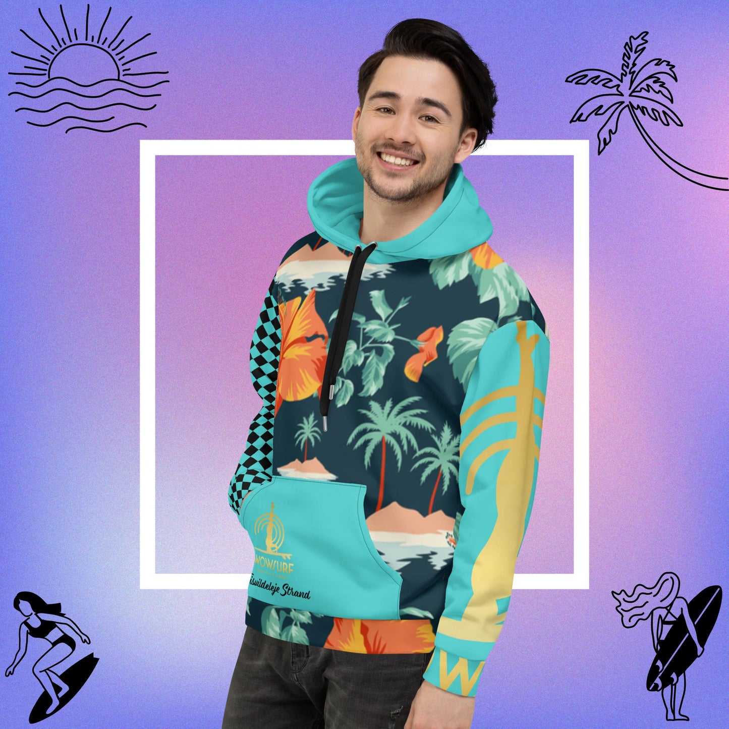 Hoodie WoWsurf Recycled Unisex